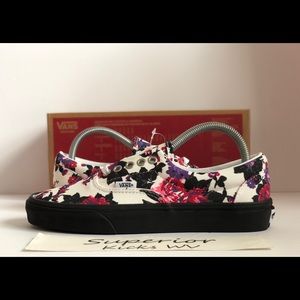 Vans Era (Florals) “White/Black”